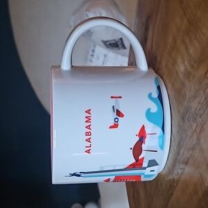 Starbucks You Are Here Alabama Collection Retired 14oz Mug See Video!